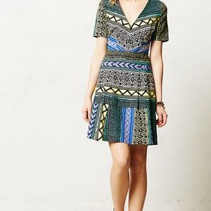 Funky Anthropologie dress with back zipper